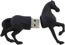 Clé Usb Fantaisie Cheval Noir 32 Go[Q2130]