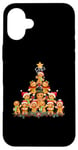 Coque pour iPhone 16 Plus Jolly Gingerbread Christmas Tree Tee Gingerbread T-shirt pour femme