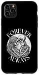 iPhone 11 Pro Max forever always - skeleton couple eternal lover Twin Flame Case