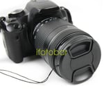 Universal 58mm Snap-On Front Lens Cap Cover For Canon Nikon Sony camera