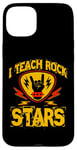 Coque pour iPhone 15 Plus J'enseigne le rock aux stars du rock, professeur de musique, Rock On Graphic