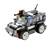 Wise Block W Jouets de Construction, Jouets STEM pour Enfants de 8 Ans et Plus, 370+ pièces kit Voiture télécommandée, RC Cars Cadeaux d'anniversaire pour Enfants, RC SWAT Riot Vehicle