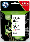 Genuine HP 304 For Envy 5010 5020 5030 5032 5050 Ink Cartridges Black & Colour