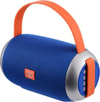 Enceinte Bluetooth Rechargeable 10 W Haut Parleur Wifi Étanche Radio Tg112 (Bleu)