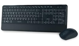 LogiLink ID0161 clavier RF Wireless QWERTZ Allemand Noir - Claviers (Standard, Sans fil, RF Wireless, QWERTZ, Noir, Souris incluse)