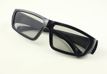 New 3 Black Adults Passive Circular Polorised 3D Glasses TVs Cinema For LG RealD