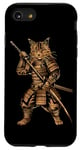 iPhone SE (2020) / 7 / 8 Cat Samurai Ninja Cat Samurai Art Ukiyo-e Case