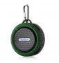 Enceinte Bluetooth Sport pour ASUS ZenFone Go Smartphone Ventouse Haut-Parleur Micro Waterproof - VERT