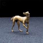 Solid Brass Copper Zodiac Dog Handmade Dog Miniatures Copper Ornament   Home