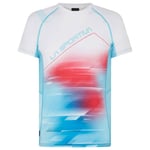 LA SPORTIVA Draft T-shirt W Bleu / Blanc Rose XS 2023 - *prix inclut le code EXTRA20