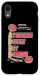 Coque pour iPhone XR Attention Deficit Hey Donuts Jeux de mots sur le TDAH