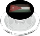 Drapeau vintage du patriote jordanien vieilli PopSockets PopGrip pour MagSafe