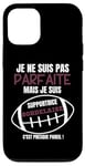 Coque pour iPhone 15 Supportrice Rugby Bordeaux Humour