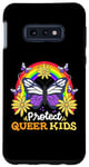 Coque pour Galaxy S10e Protect Queer Kids Retro Butterfly | Soutien au mois de la fierté LGBTQ