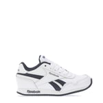 Reebok Boys Boy's Classics Junior Royal Classic Jogger 3 Trainers in White Navy - Blue & White - Size UK 2