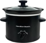 Hamilton Beach 'The Mighty Mini' 1.8L Black Slow Cooker 1.8 Litre,