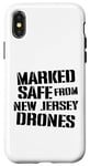 Coque pour iPhone X/XS Marqué sûr des drones du New Jersey