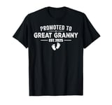 Promoted To Great Granny 2025 Funny For New Great Granny T-Shirt