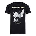 David Bowie Mens We Can Be Heroes Just For One Day T-Shirt - M