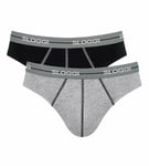 Sloggi Start Mini C2p 2 Pack Briefs Grey Combination (m013) 34 Cs