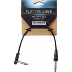 Cable Plat Trs 20 Cm, Angle/Droit - Noir