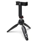 JOBY HandyPod 2 Kit, Table Top Tripod with GripTight 360 Phone Mount and Pin Joint Mount, Phone Tripod for Smartphones, Action Cam and Mirrorless Cameras or Devices up to 1.0Kg (2.2lbs), Black