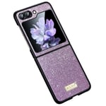 SULADA Samsung Galaxy Z Flip 6 Skal Glitter Lila