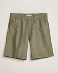 Samsøe Samsøe Smith Linen/Cotton Drawstring Shorts Dusty Olive