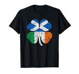 Irish Scottish Flag Ireland Scotland Shamrock St Patricks T-Shirt