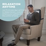 HoMedics Shiatsu Massage Chair, Full Back Heated Massager Seat, Electric