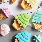 Ice Cream Silicone Mould Cake Sugarcraft Fondant Decor Chocolate Baking Diy Mold