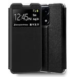 Cool Flip Cover Case for Xiaomi Poco X6 Pro 5G Smooth Black