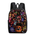 Five Night At Freddy Skolryggsäck 3d Print Fnaf Skolväska Tecknad Mode Ryggsäckar Laptopväskor Studentväska Skolväska Present[HK] 1- Perfet 1 40x28x16cm