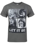 The Beatles Let It Be Cover Mens Small Short Sleeved T-Shirt