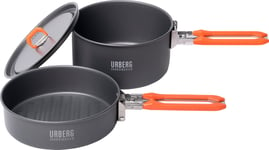 Urberg Urberg Rogen 2 Person Cookware Silver OneSize, Multi Color