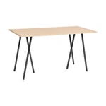 HAY Loop Stand incl. support baaripöytä 87,5x180 cm Black-clear lacq. oak