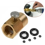 to CGA320 with Bleed Valve CO2 Adapter Cylinder Refill Adaptor For Sodastream