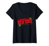 Womens Fairytale Of New York The Pogues Christmas Lyric V-Neck T-Shirt