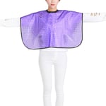 Waterproof Salon Hair Dye Perming Cutting Barber Cape Gown Apron Cloth Purple