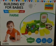 jeu éducatif bebe ferme tracteur vache animaux milla minis