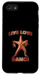 Coque pour iPhone SE (2020) / 7 / 8 Live Love Dance Étoile de mer Oceanic Moves