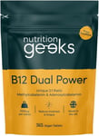 Nutrition Geeks Vitamin B12 - 365 Tablets