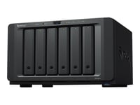 Synology Disk Station Ds1621+ - Nas-Server - 6 Brønner - 24 Tb - Sata 6Gb/S - Hdd 4 Tb X 6 - Raid Raid 0, 1, 5, 6, 10, Jbod - Ram 4 Gb - Gigabit Ethernet - Iscsi Støtte