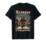 Krampus Is Coming To Town Christmas Monster Men Women Kids T-Shirt