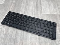 DEFEKT! Original HP Zbook 15 17 G1 G2 Tangentbord / keyboard (Flera knappar funkar EJ) (733688-B71)