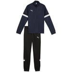 4067978012585 Puma Team Rise tracksuit for kids navy blue-black 658655 06 PUMA