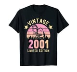 21st Birthday Gifts for Women 2001 Vintage Limited Edition T-Shirt