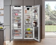 Liebherr Peak IXRFA5175 509L No Frost Bio Fresh Built in Side by Side Fridge Freezer