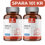 2-pack Upgrit MSM + C 180 kapslar SPARA 101 kr!