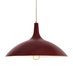 GUBI-1965 Loftslampe, Messing/ Rød